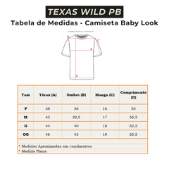 BABY LOOK TEXAS WILD LONGHORN REF. 0005 - loja online