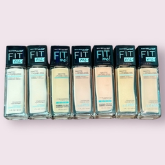 Base liquida Fit Me Matte Poreless Maybelline - comprar online