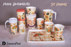 BANDEJA + JARRA + 4 VASOS - comprar online