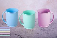 TAZA RECTA COLOR PASTEL