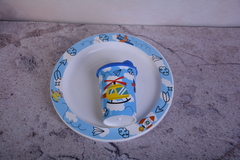 SET PLATO REDONDO + VASO CHUPITO - comprar online