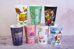 VASO CONICO ESTAMPADO INFANTIL