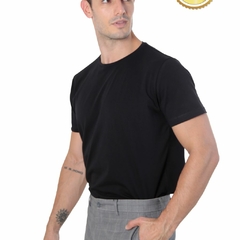 CAMISETA PREMIUM ALGODAO EGIPCIO - PRETO na internet