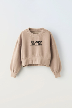 Buzo Crop In RAW we Trust - comprar online