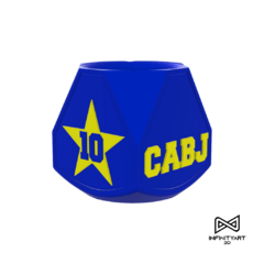 Mate Geométrico Boca Juniors - comprar online