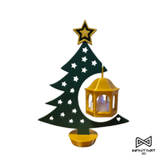 Árbol de Navidad con Decoración