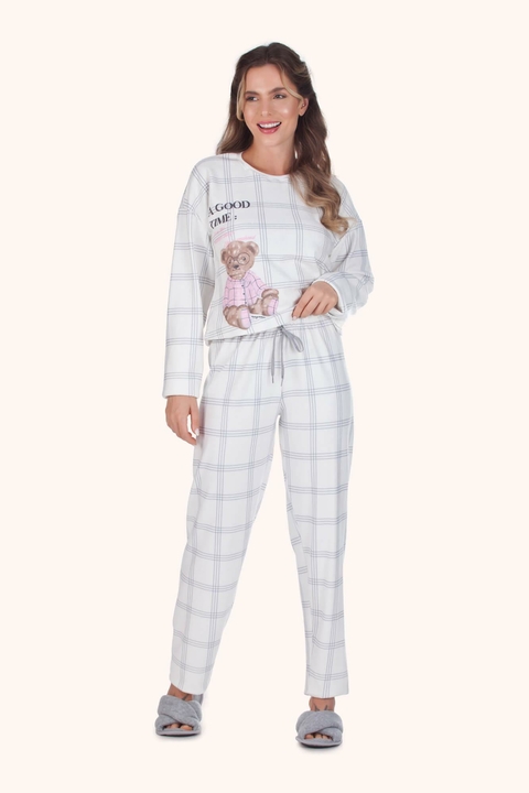 Pijama Juvenil Menino Inverno Familia Urso