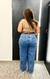 Calça wide leg jeans na internet