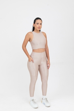 Legging com bolso - Chocolate - loja online