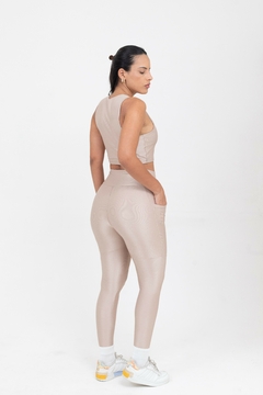 Legging com bolso - Chocolate - Inspiração Fitwear