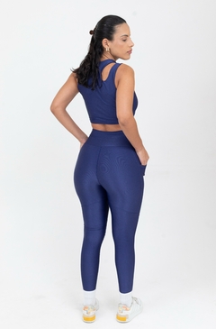 Legging com bolso - Marinho - Inspiração Fitwear