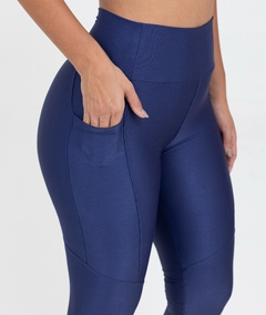 Legging com bolso - Marinho - comprar online