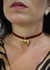 Choker Pulsar Veludo Marrom - comprar online