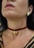 Choker Pulsar Veludo Marrom - loja online