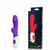 VIBRADOR COM PONTA EM FORMATO DE GLANDE COM ESTIMULADOR CLITORIANO