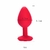 PLUG ANAL EM SILICONE - FORMATO DE ROSA M - Provoca Me Love Shop