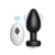 PLUG ANAL DE SILICONE COM VIBRO - loja online