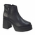 Bota Bottero Feminina Adulto Couro Burnish Preto Confortável - comprar online