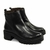 Bota Perlatto Feminina Adulto Lisa Munique Couro Preto - comprar online