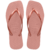 Chinelo Havaianas Feminino Adulto Slim Square Rosa Claro