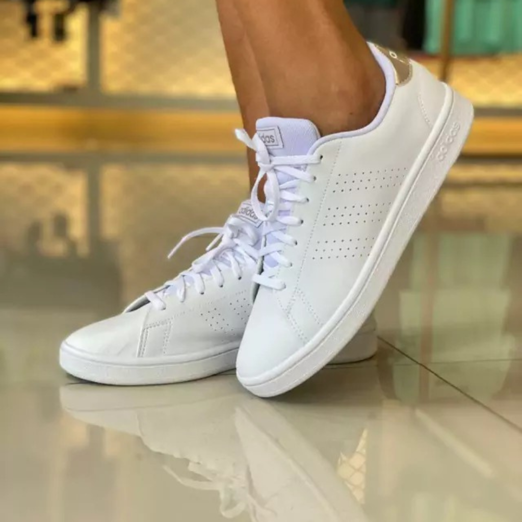 Adidas feminino branco fashion