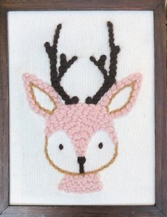 DEER EMBROIDERY KIT | 30x30 CM - buy online