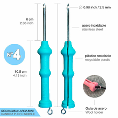 PUNCH NEEDLE NRO 4 PARA LÃ SEMI-GROSSA | HANDIRA - comprar online