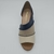 SAPATO FEMININO AJUSTE FINO COURO, DESERTO/NUDE/AZUL, ABERTO NA LATERAL EXTREMO CONFORTO REF, 25787 - comprar online