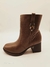 BOTA FEMININA AJUSTE FINO, EM COURO SOFT BRUNETTE REF. 7003 na internet