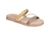 CHINELO FEM. AJUSTE FINO, SOFT ANTIQUE CREM/OURO