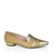 SAPATO MOCASSIM AJUSTE FINO, CABRA PRATA/AMENDOA REF. 904