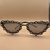 Óculos de Sol Luara preto com lentes prata - comprar online