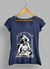 Camiseta Violeta e Noite - Babylook