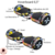 Hoverboard Overboard Infantil Skate Elétrico 6.5" Led Bluetooth Bateria De Grande Capacidade Motor Brushless HBD65S - loja online