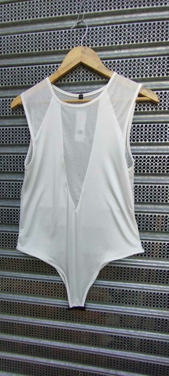 BODY XXL WHITE STRAS