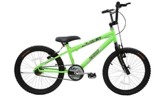 BICICLETA ARO 20 MTB REB CROSS FLASH BOY VERDE NEON