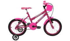 BICICLETA ARO 16 MTB FEM FADINHA ROSA/ PINK