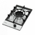 Cooktop Dominó Zurique Aço Inox 30cm - comprar online