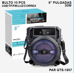 Parlante 8" Bluetooth GTS-1807