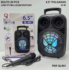 Parlante 6.5" Bluetooth QL603 Spider