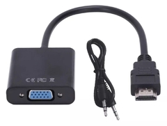 Cable Conversor Hdmi A Vga incluye cable auxiliar - CONV 06