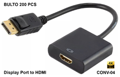 Conversor Displayport Macho A Hdmi Hembra 4k Full Hd Adaptador CONV-04