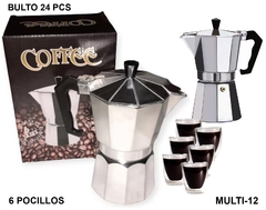 Cafetera Tipo Italiana Acero-MULTI 12