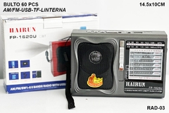 RADIO AM/FM CON LINTERNA - RAD 03