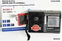 RADIO AM/FM CON LINTERNA - RAD 04