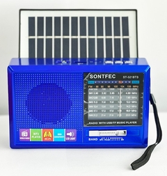 RADIO AM/FM BLUETOOTH CON LINTERNA SOLAR - RAD 05 - comprar online