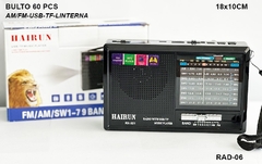 RADIO AM/FM CON LINTERNA - RAD 06