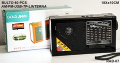 RADIO AM/FM CON LINTERNA - RAD 07