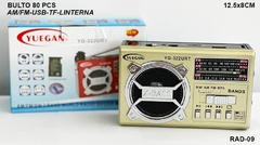 RADIO AM/FM CON LINTERNA - RAD 09