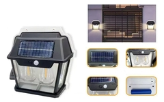 Doble Farol De Pared Carga Solar- SOL 09 - tienda online